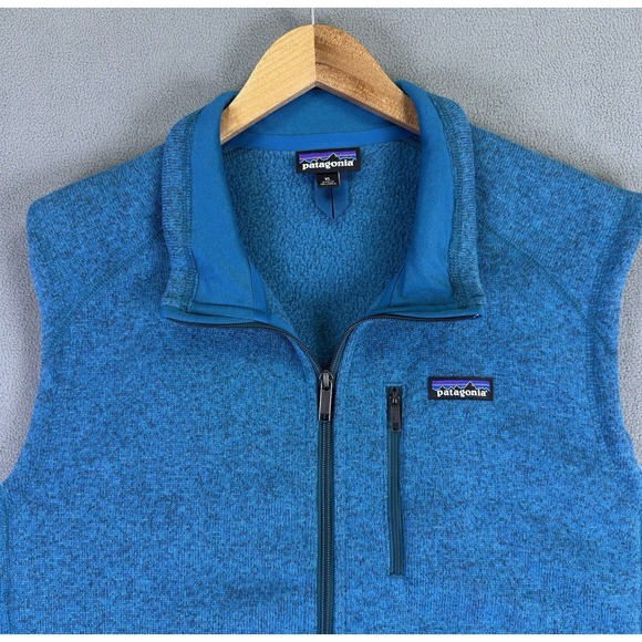 Patagonia Better Sweater Vest Mens XL Blue Performance Hiking Outdoor Prep - Picture 3 of 7